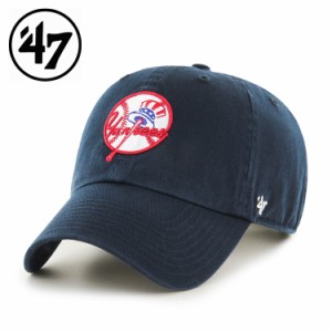 47 フォーティーセブン ヤンキース キャップ ’47 クリーンナップ ネイビー(プライマリーロゴ) メンズ レディース 野球 メジャー ヤンキ