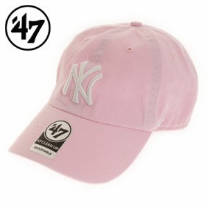 47 フォーティーセブン ヤンキース クリーンナップ ピンク メンズ レディース 野球 メジャー ヤンキース ベースボールキャップ メジャー