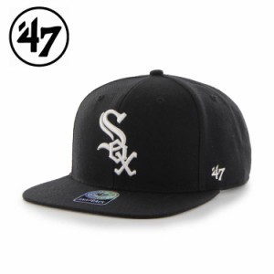 47 フォーティーセブン White Sox Sure Shot‘47 CAPTAIN Black メンズ レディース 野球 メジャー ホワイトソックス ベースボールキャッ