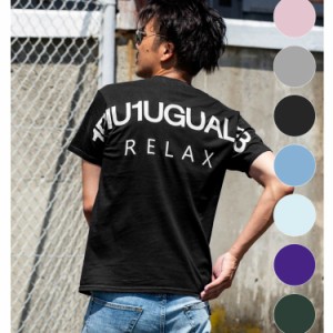 1PIU1UGUALE3 RELAX ウノピゥウノウグァーレトレリラックス バックロゴプリントTシャツ Tシャツ 半袖 トップス ブランド ウノピュウ