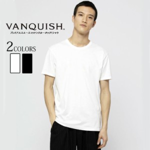 VANQUISH. ヴァンキッシュ tee 半袖 スムースコットンクルーネックTシャツ Uネック Tシャツ カットソー シンプル おしゃれ BITTER