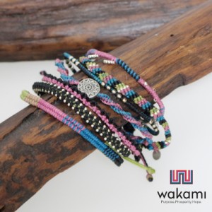 wakami ワカミ Earth Bracelet Mix ブレスレット 7本1セット メンズ レディース ユニセックス ハンドメイド プレゼント ギフト