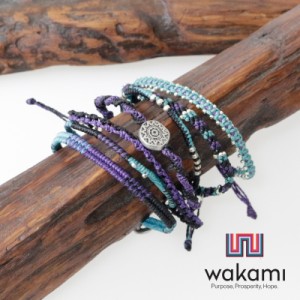 wakami ワカミ Earth Bracelet Mix ブレスレット 7本1セット メンズ レディース ユニセックス ハンドメイド プレゼント ギフト