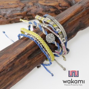 wakami ワカミ Earth Bracelet Mix ブレスレット 7本1セット メンズ レディース ユニセックス ハンドメイド プレゼント ギフト