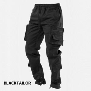 BLACKTAILOR ブラックテイラー X7 CARGO BLACK ストリート ヒップホップ カジュアル ミリタリー カーゴパンツ