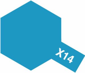 タミヤ アクリル塗料ミニ X14 スカイブルー 塗料