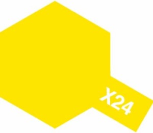 タミヤ アクリル塗料ミニ X24 クリヤーイエロー 塗料