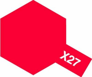 タミヤ アクリル塗料ミニ X27 クリヤーレッド 塗料