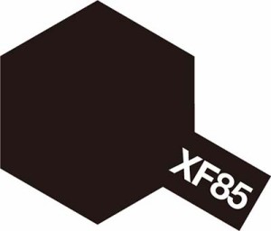 タミヤ アクリル塗料ミニ XF85 ラバーブラック 塗料