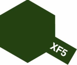 タミヤ エナメル塗料 XF-5 フラットグリーン 《塗料》