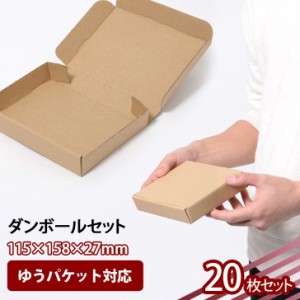 A6サイズ N式ダンボール 20枚セット A6/厚さ3cm/両面茶ゆうパケット対応 (0404) 段ボール 梱包 配送 通販 発送 ネットショップ