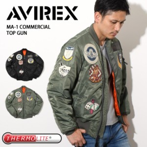 AVIREX アビレックス MA-1 COMMERCIAL TOP GUN エムエーワン コマーシャル トップガン メンズ アウター ma1 アヴィレックス ミリタリー