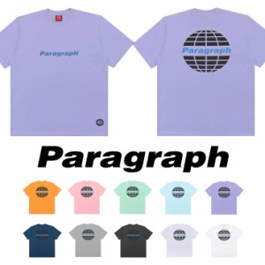 新作 PARAGRAPH パラグラフ Tシャツ 半袖 正規品 メンズ レディース 公式 韓国 ブランド ロゴ トップス カットソー 大きめ