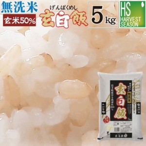 令和5年産 無洗米 玄白飯(げんぱくめし)5kg 送料無料 [翌日配送]/北海道沖縄へは別途送料760円