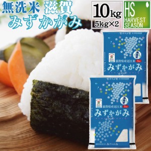 無洗米 滋賀県産 みずかがみ 10kg(5kg×2袋) 令和5年産　特別栽培米 送料無料 [翌日配送]/北海道沖縄へは別途送料760円 