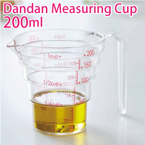 段々計量カップ 200ml サイズ dandan メジャーカップ はかり メモリ 2697 #10