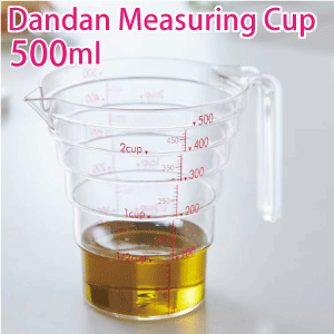 段々計量カップ 500ml サイズ dandan メジャーカップ はかり メモリ 2698 #10