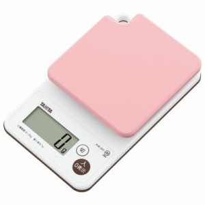 タニタ 洗えるデジタルクッキングスケール2kg ピンク