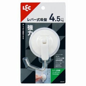 レバー式吸盤ツールフックワイド（大） 1個入 Ｗ レック