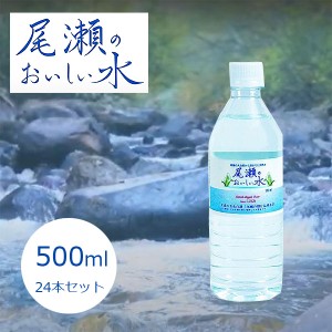 【送料無料】群馬県 天然水 尾瀬のおいしい水 500ml 24本 お得パック（0.5Lx24本セット）ペットボトル 軟水 お水 おいしい 平成 名水 百