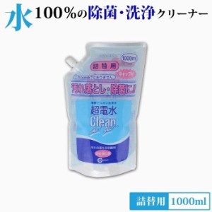 クリーンシュシュ 詰替え(超電水クリーンシュ!シュ!/超電解水クリーンシュシュ/アルカリ電解水/詰替え用/水の洗剤/ケミコート)