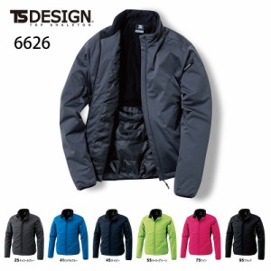 防風ストレッチライトウォームジャケット TS DESIGN TS デザイン 6626 防寒服 防寒着 防寒ブルゾン 防寒ジャンパー 5L〜6L