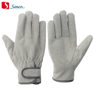 作業手袋 シモン 人工皮革手袋 マジック 5双組 MF-717 Simon