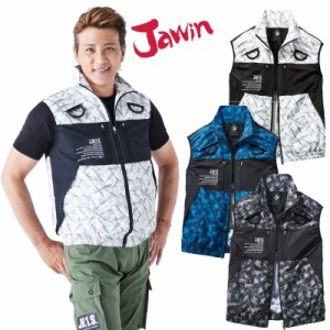 空調服(R)ベスト 自重堂 JAWIN 54170 作業服のみ（ファンなし）ポリエステル100％ EL(3L)