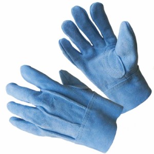 ハイパートコテオイル 背縫い 38-18 ブルー 12双組 革手袋 富士手袋工業