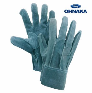 牛革手袋 床革 背縫い オイル革手 洗える革手袋 103-OIL 10双組 大中産業 OHNAKA