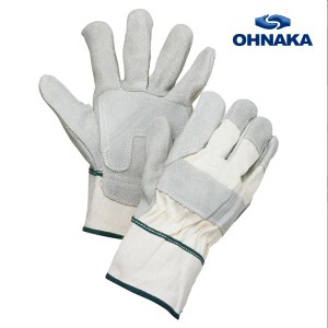 牛革手袋 船舶手袋 白 1100 10双組 内綿 大中産業 OHNAKA
