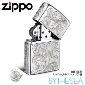 ハワイアンジュエリー zippo ライター 全面5面彫 FL102S バイザシー komono ハロウィン ギフト