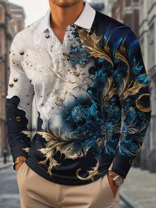 ダイヤモンドジャパン] 長袖 Yシャツ ドレスシャツ 柄シャツ dj-032 二  