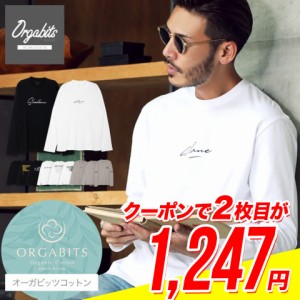 【クーポン利用で2枚目半額】【送料無料】ロンT メンズ 長袖Tシャツ Tシャツ 長袖 カットソー ロンティー ブランド おしゃれ クルーネッ