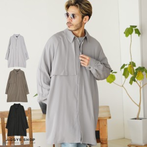 【さらに10%OFFクーポン】トレンチコート メンズ トレンチ コート メンズコート カジュアル 細身 シャツ アウター 2022 JIGGYS / ト