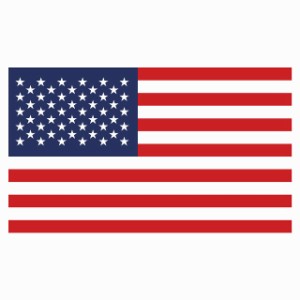 270x155mm アメリカ United States of America U.S.A 国旗 ステッカー シール National Flag 国 旗 塩ビ製