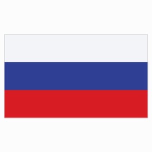 150x86mm ロシア Russia 国旗 ステッカー シール National Flag 国 旗 塩ビ製