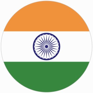 インド 国旗 ステッカー シール National Flag 丸型 直径13 給油口 カーステッカーround type 屋外 屋内 防水 かわいい おしゃれ