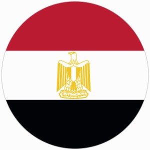 エジプト 国旗 ステッカー シール National Flag 丸型 直径13 給油口 カーステッカーround type 屋外 屋内 防水 かわいい おしゃれ
