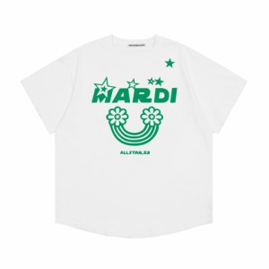【限定セール】マルディメクルディ Mardi Mercredi Tシャツ TSHIRT RAINBOW 半袖 レディース 韓国 [並行輸入品]