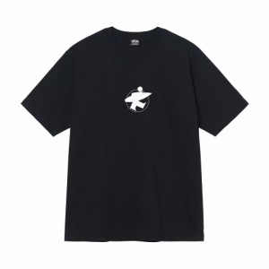 STUSSY クルーネック モノグラムプリント半袖Tシャツ 送料無料 並行輸入品