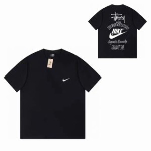 STUSSY x Nike ステューシー Tシャツ メンズ レディース ロゴ Ｔシャツ 半袖 Stussy カジュアル 半袖Tシャツ 送料無料 [並行輸入品]