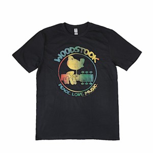 WOODSTOCK COLORFUL LOGO ウッドストック カラフルロゴ メンズ  Tシャツ ロックTシャツ バンドTシャツ 【ネコポス対応商品】