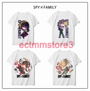 スパイファミリー Tシャツ 子供 大人 SPY×FAMILY 半袖 アニメ アーニャ ヨル ロイド かわいい 春夏 柔らかい 誕生日 プレゼント スパイ