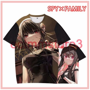 スパイファミリー Tシャツ  大人 SPY×FAMILY 半袖 アニメ アーニャ ヨル ロイド かわいい 春夏 柔らかい 誕生日 プレゼント スパイファ