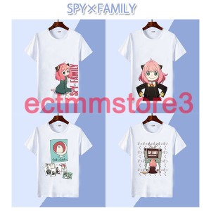 スパイファミリー SPY×FAMILY 柔らかい　Tシャツ 半袖　トップス T-shirt 大人気 キャラクターグッズ　アニメ 痛服 可愛い