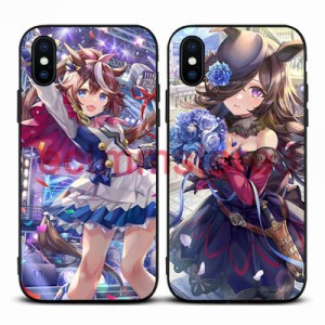 ウマ娘　アイフォンスマホケース 携帯ケース スマホケース 強化ガラス 耐久性 ガラスケース iPhoneケース 各対応機種 耐衝撃　全面保護