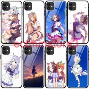 ウマ娘　アイフォンスマホケース 携帯ケース スマホケース 強化ガラス 耐久性 ガラスケース iPhoneケース 各対応機種 耐衝撃　全面保護