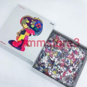 パズル スヌーピー ジグソーパズル kaws おしゃれ 知育玩具 コラボ 不規則パズル 1000ピース ストレス発散 70*54cm パッケージ付き Snoop