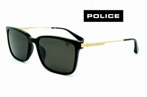 POLICE ポリスカスタムサングラス SPLA30N-700(51SIZE) SUPERBLACK 可視光線透過率10％ ルイスハミルトンモデル Lewis Hamilton 海外直輸